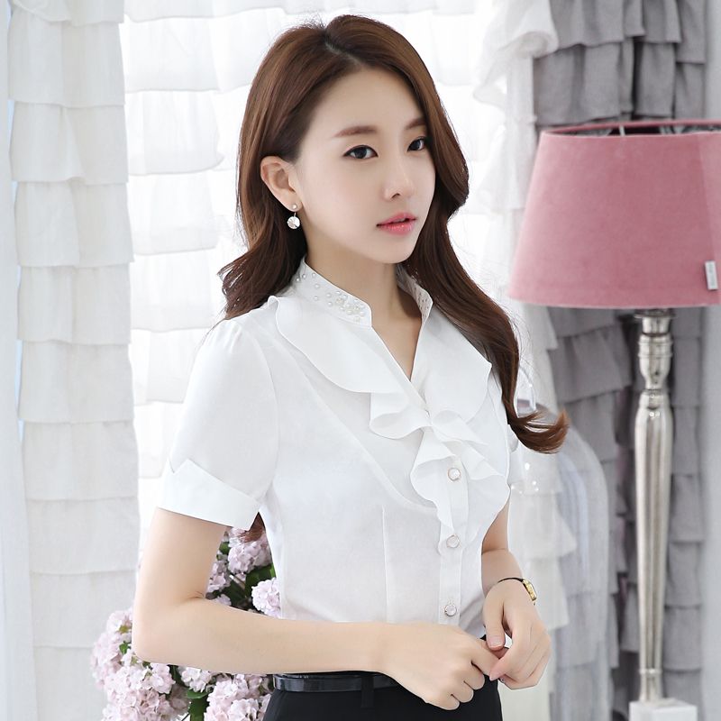 short sleeve formal tops