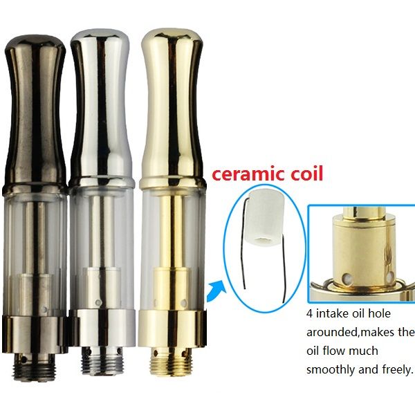 Sample Order Accept! Glass Ceramic Coil Vape Cartridge Wickless 510