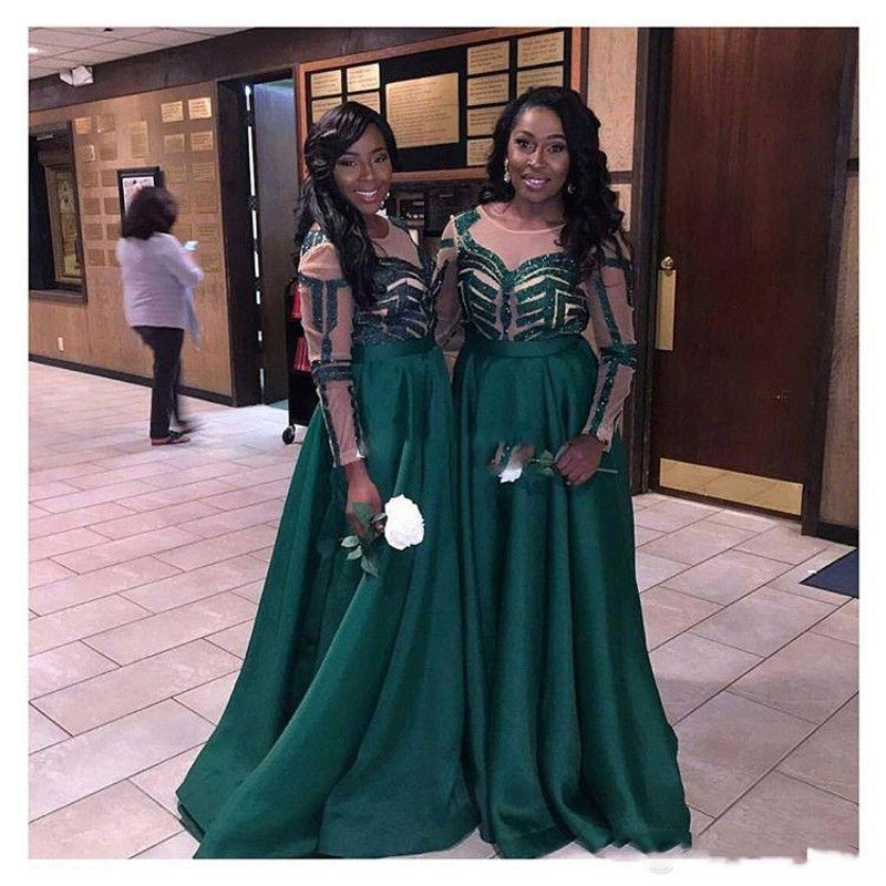 Dark Green Plus Size Bridesmaid Dresses ...