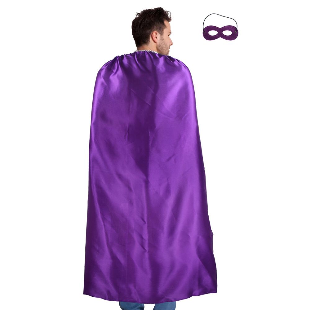 2020 SPECIAL 140 90 Cm Adult Plain Superhero Costume Purple Cape And