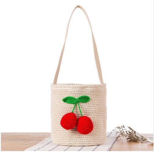 cherry beach bag