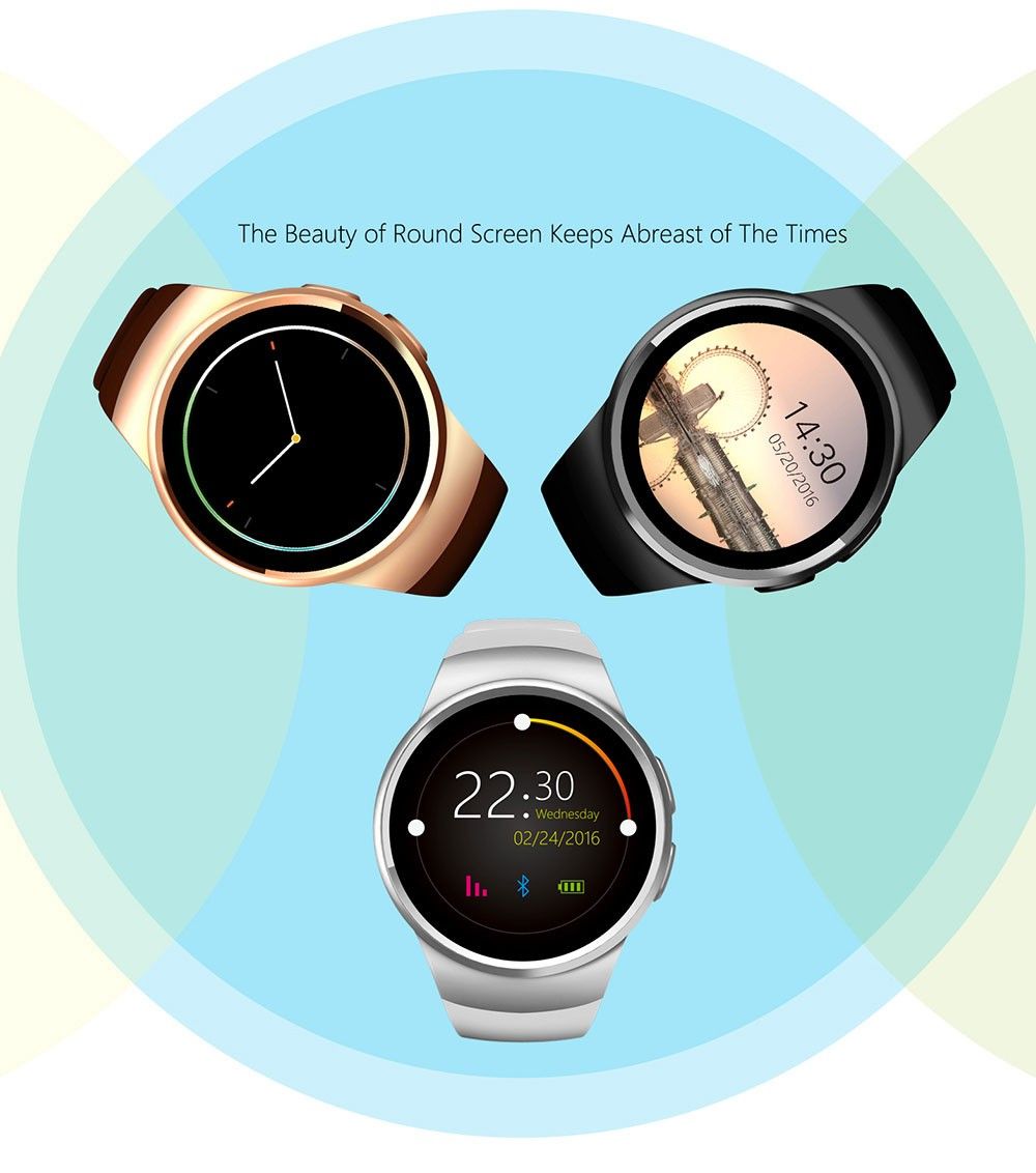 Suministro Al Por Mayor KW18 Bluetooth Smart Watch Tk2502C 1.3 Pulgadas HD  IPS Reloj De Pulsera SIM TF Tarjeta Ranura Monitor De Ritmo Cardíaco Reloj  Inteligente SmartWatch De Davidhjg, 49,27 € | Es.DHgate.Com