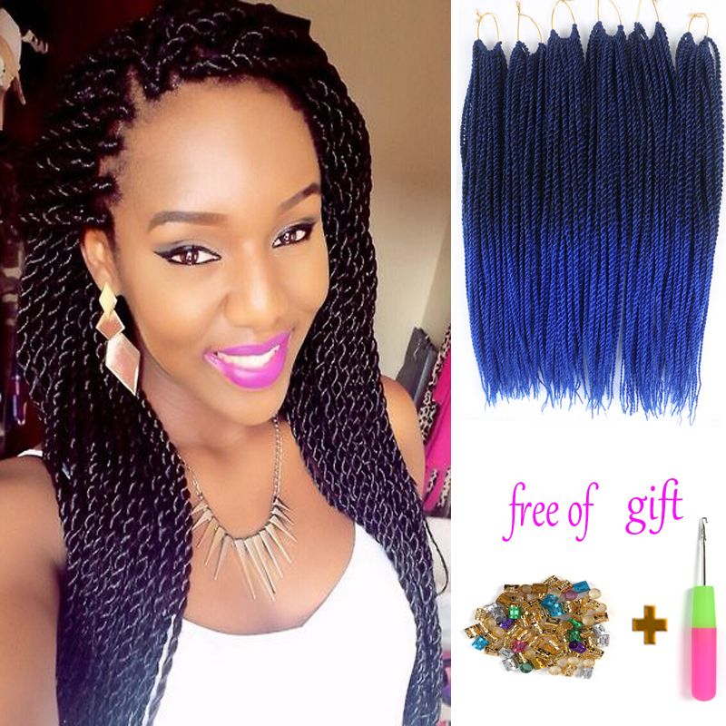 2019 18 Medium Size Senegalese Twist Braiding Hair Synthetic