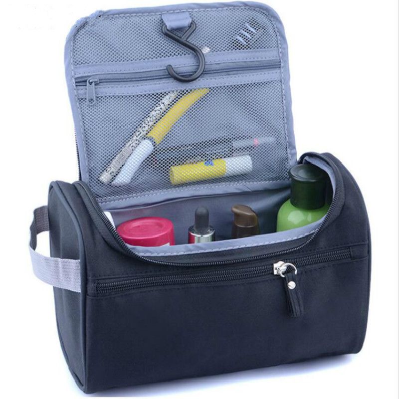 New Women And Men Large Waterproof Makeup Bag Nylon Travel Cosmetic Bag