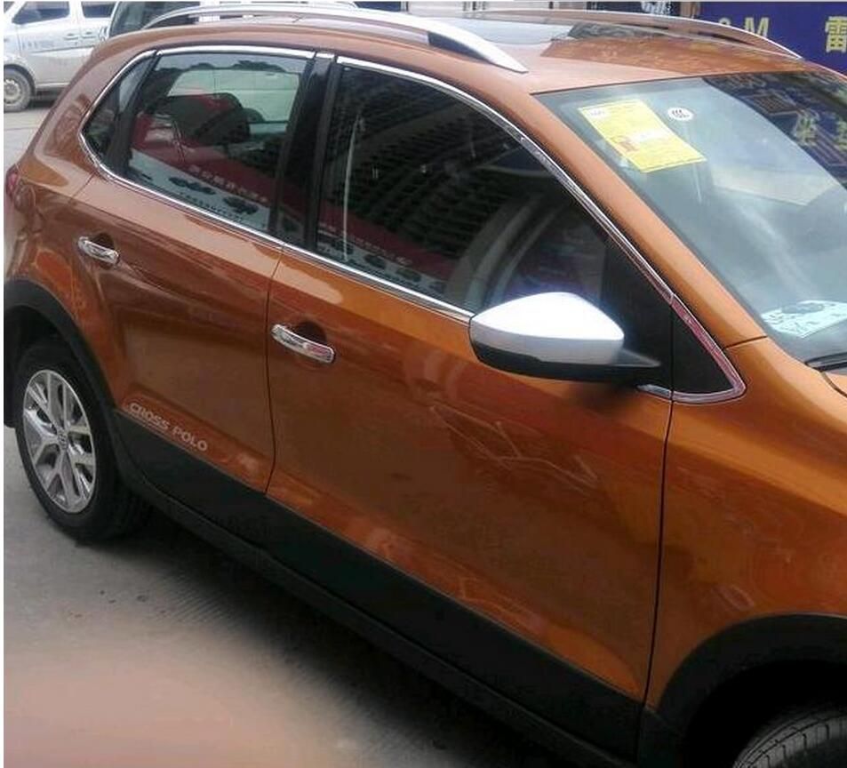 Excelente bancarrota A fondo Accesorios para VW Volkswagen Polo MK2 2011 2012 2013 2014 2015 acero inoxidable 14pcs travesaño de Excelente bancarrota A fondo Accesorios para VW Volkswagen Polo MK2 2011 2012 2013 2014 2015 acero inoxidable 14pcs travesaño de