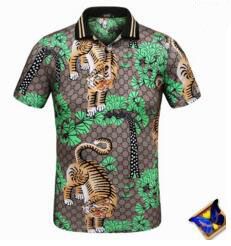 tiger print polo