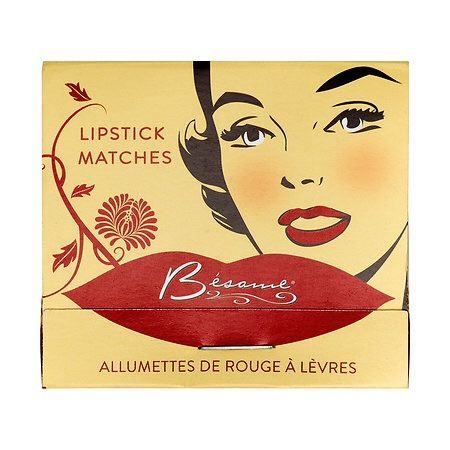 Latest Besame Lipstick Matches Allumettes Lip Gloss Basame Red Noir Red Cherry Red American Beauty Red Velvet Red Hot Red Besame From Afra 1 32 Dhgate Com