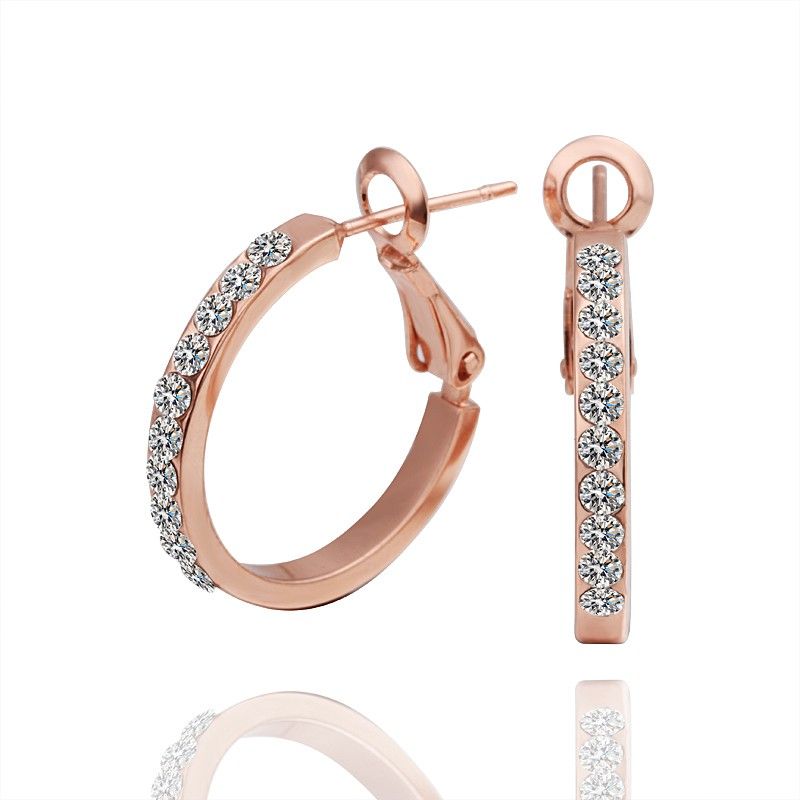 gold costume earrings