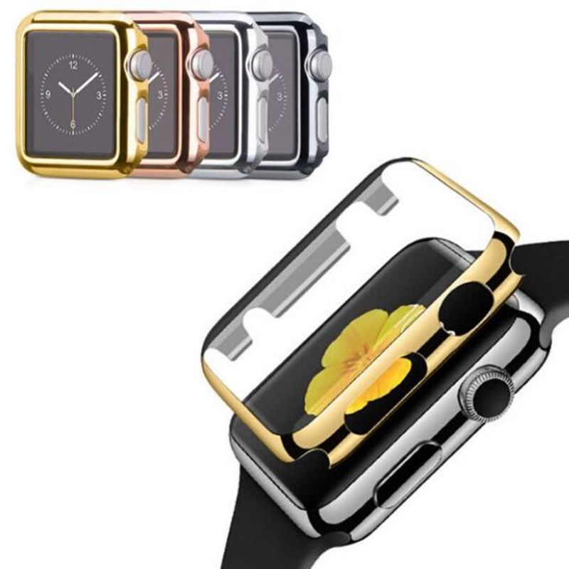 Compra Estuche Rígido Para Reloj Ultra Thin 2MM Estuche Protector Completo  Para Apple Watch S1 S2 S3 38MM 42MM Estuche Protector Protector De Cubierta  PC Electroplate GSZ206 Barato | Entrega Rápida Y