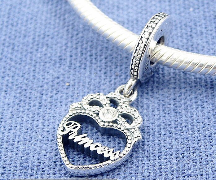 925 Sterling Silver Princess Crown 