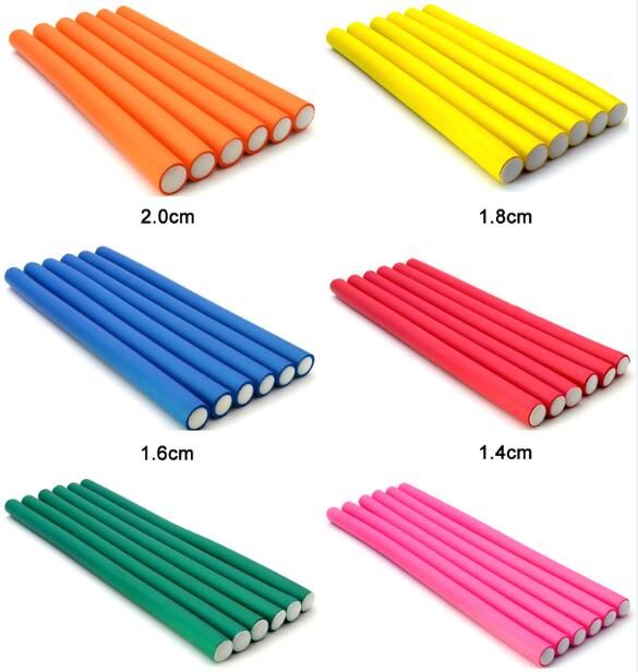 10pcs Smooth Soft Safety Rubber Hair Curler Flexi rods Soft Foam Bendy Hair Roller Plastic Spiral Magic DIY Styling Hair Sticks 10pcs Smooth Soft Safety Rubber Hair Curler Flexi rods Soft Foam Bendy Hair Roller Plastic Spiral Magic DIY Styling Hair Sticks