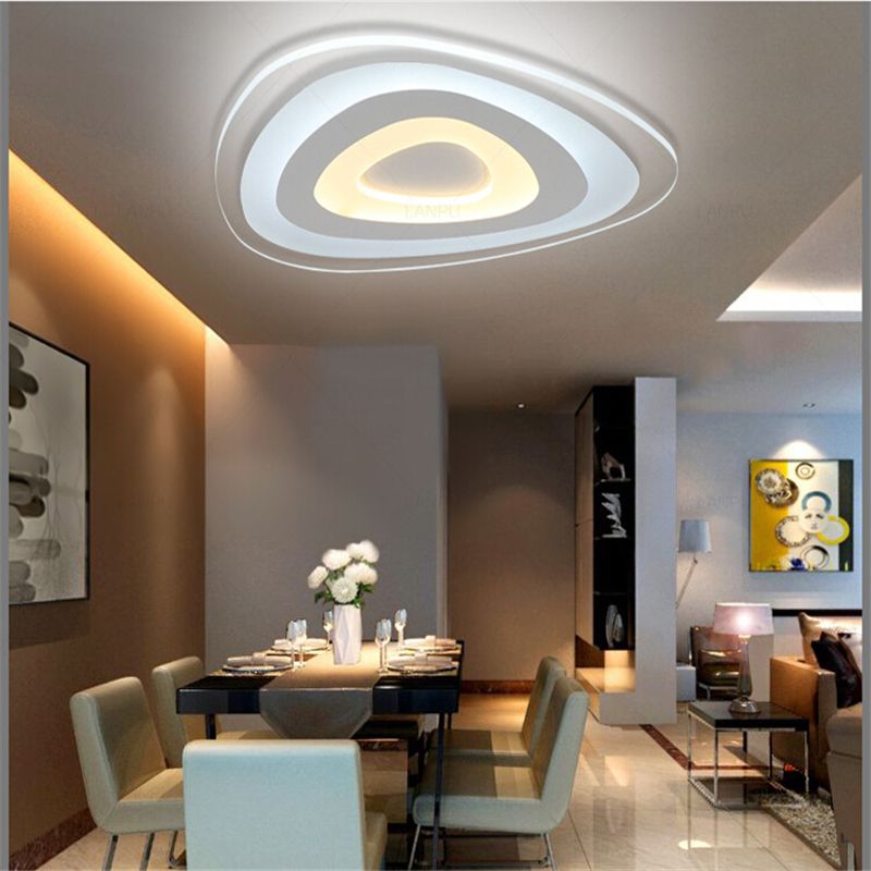 2019 Ultra Thin Acrylic Modern Led Ceiling Lights For Living Room Bedroom Plafon Home Lighting Ceiling Lamp Home Lighting Fixtures From Ok360 165 53