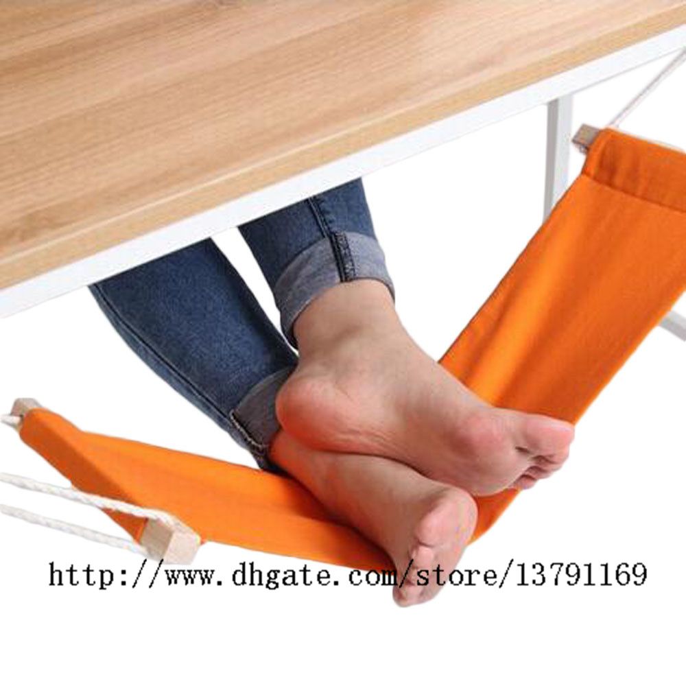 satin al tuval ayak hamak ofis masasi masa ayarlanabilir ayak istirahat ayak rahatlatmak yorgunluk rahatlatmak turuncu tl39 44 dhgate comda