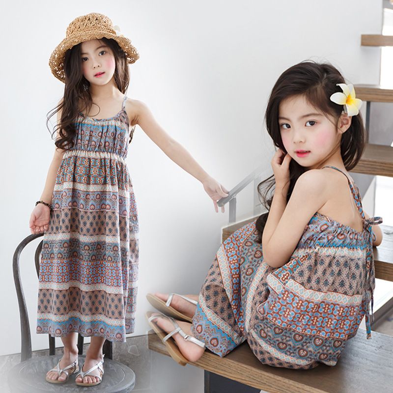 girls long summer dresses