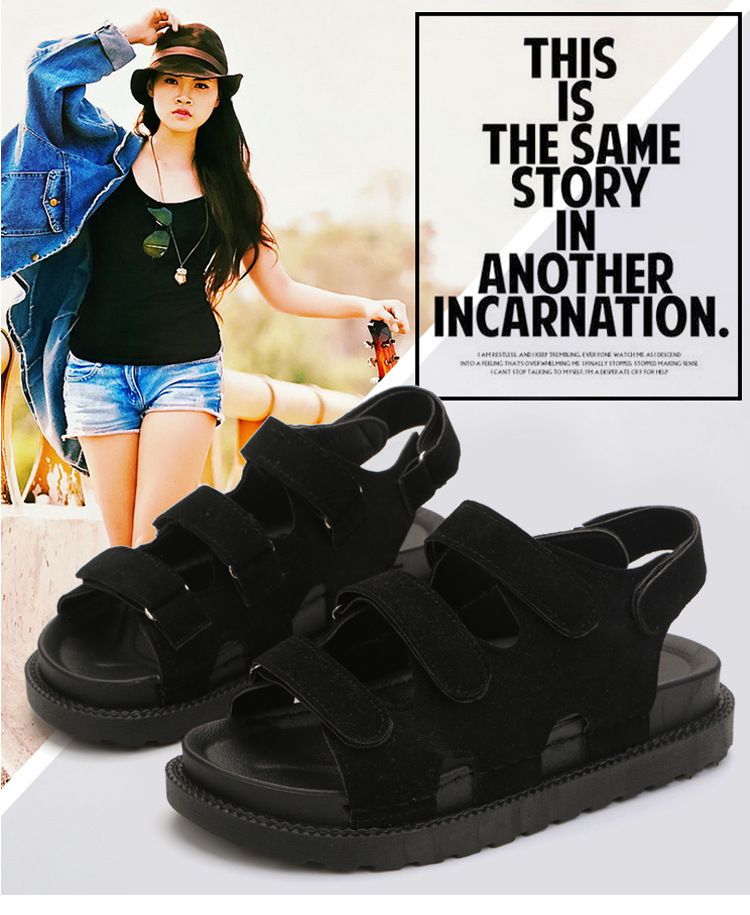 Sandalias con pega pega para mujer Clearance