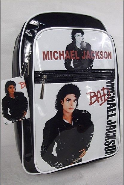 Compra Michael Jackson BAD Notebook Mochila PVC BAG Messenger BOLSA Barato  | Entrega Rápida Y Calidad | Es.Dhgate
