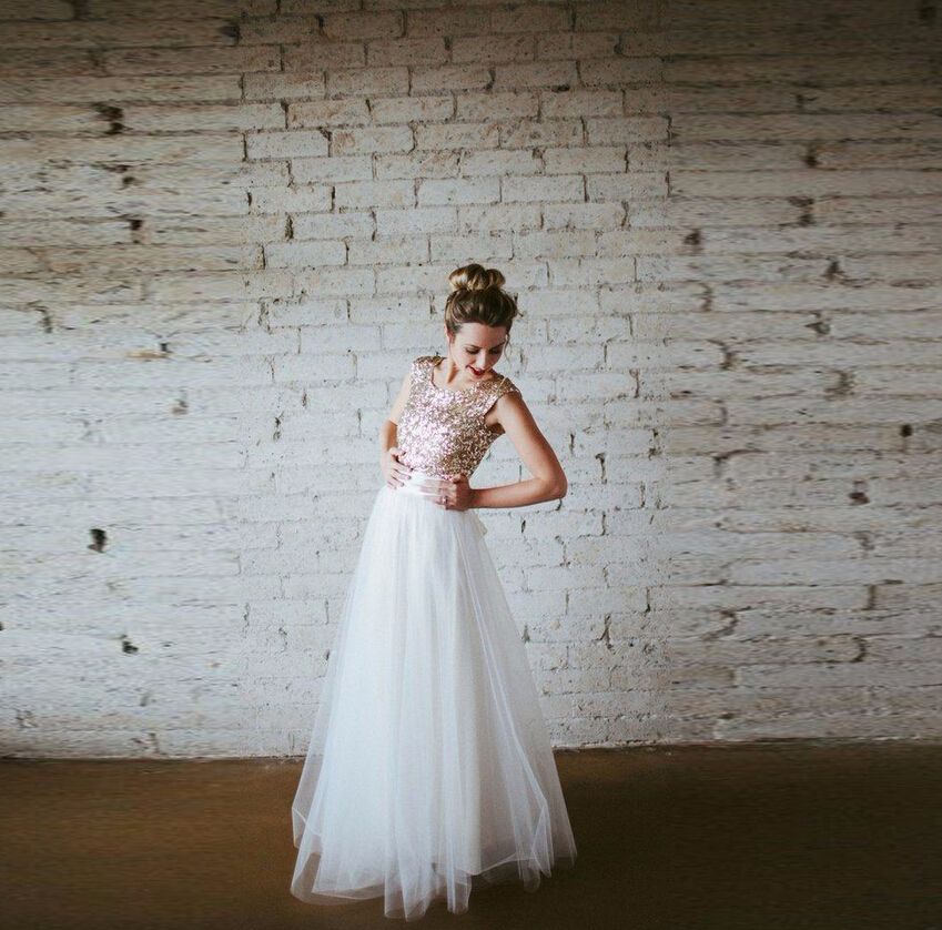 white tulle maxi skirt