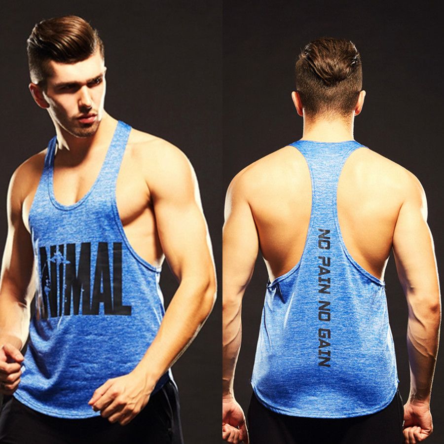 Download 2020 Mens Loose AthleisureTraining Fitness Tank Tops Man ...
