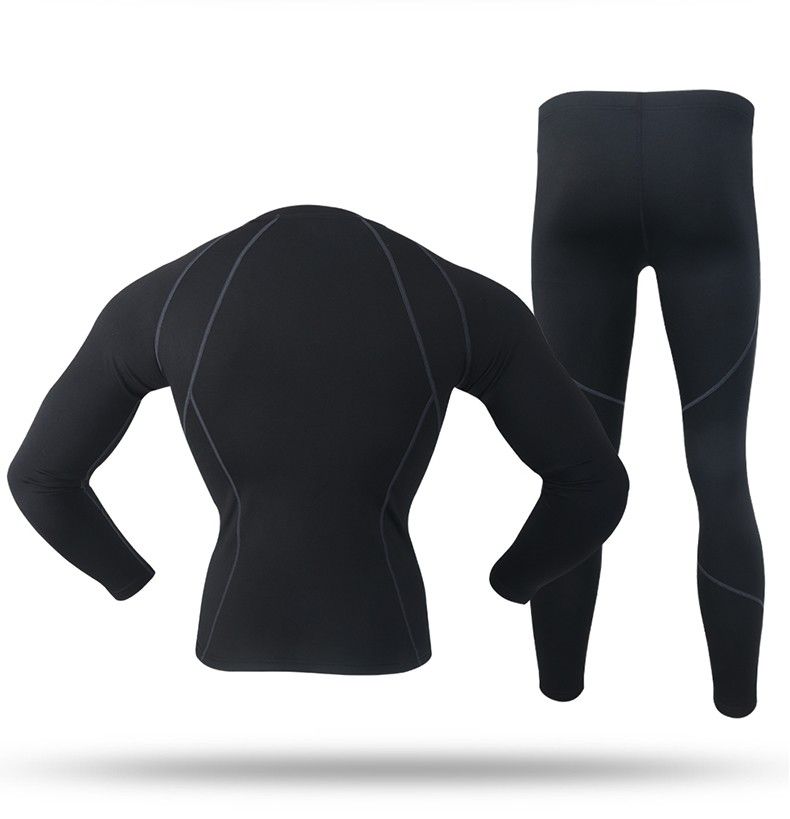 2021 New Winter Men Thermal Underwear Set Polartec Elastic Velvet Long