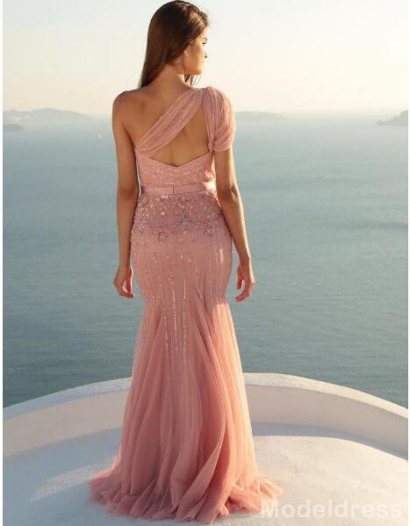 dusty rose gown design