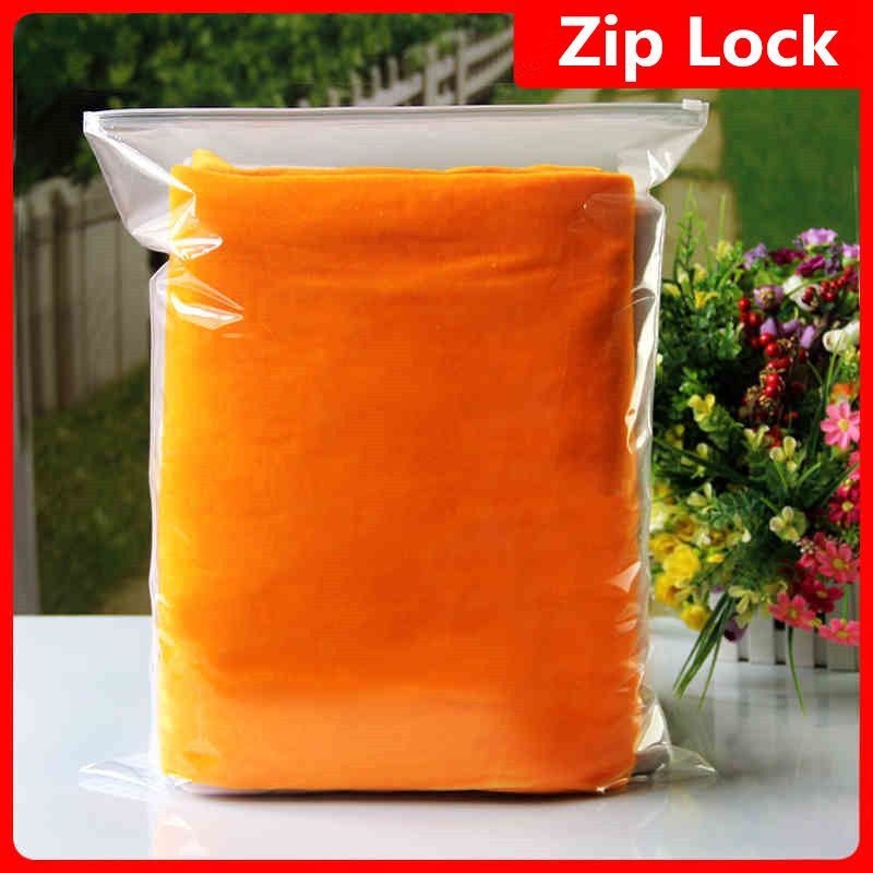 plastic garment bolsas with zipper