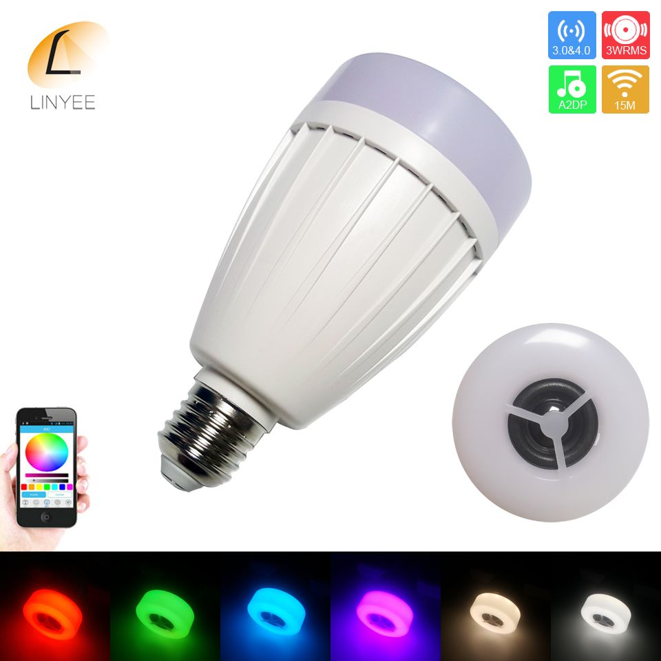 smart colorful bulb music