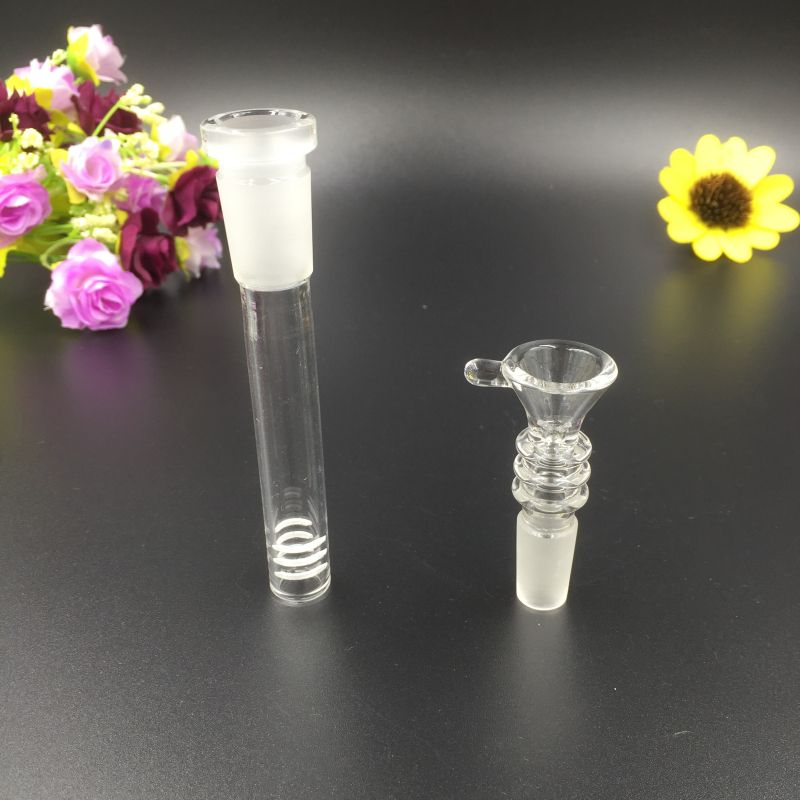 2020 Glass Bowl Male Slides And Female Stem Slide Downstem Bowl For