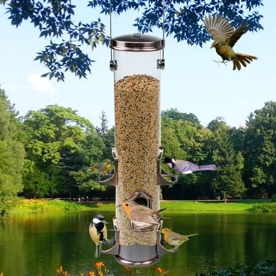 2020 Wild Bird Feeder Outdoor Bird Feeders Food Container From