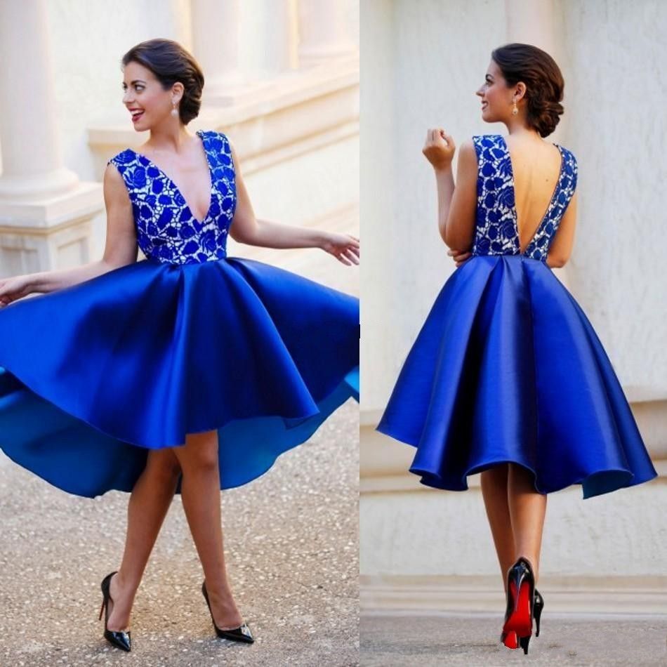 sapphire cocktail dress