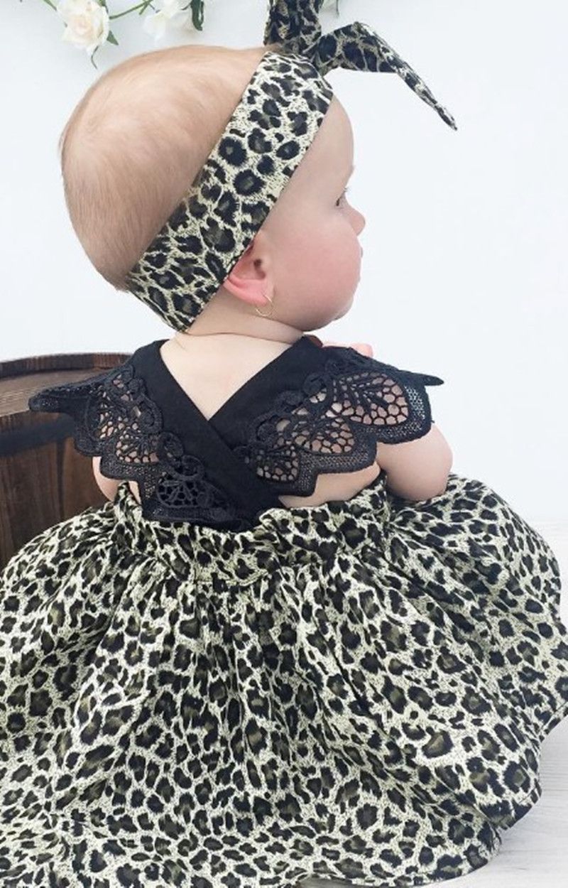 Vestito leopardato neonata Clearance