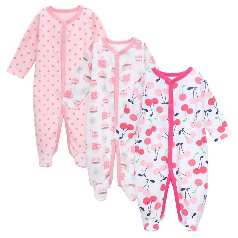 cute baby girl sleepers