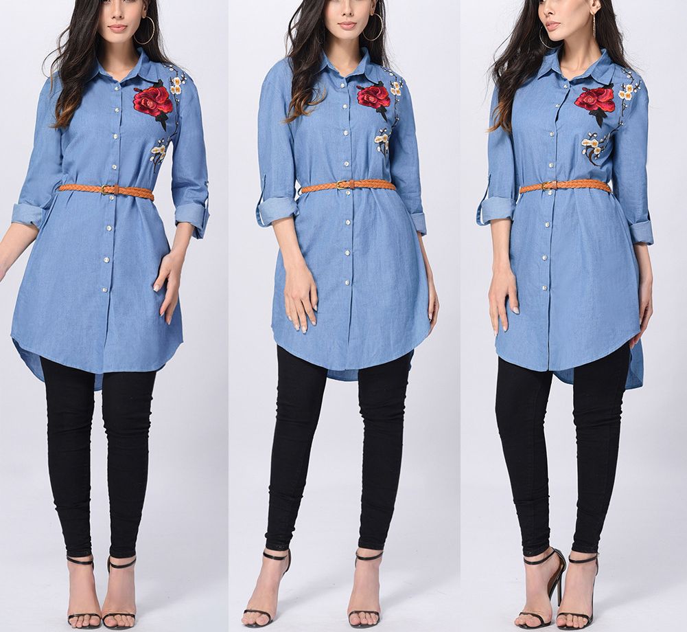 camisas largas