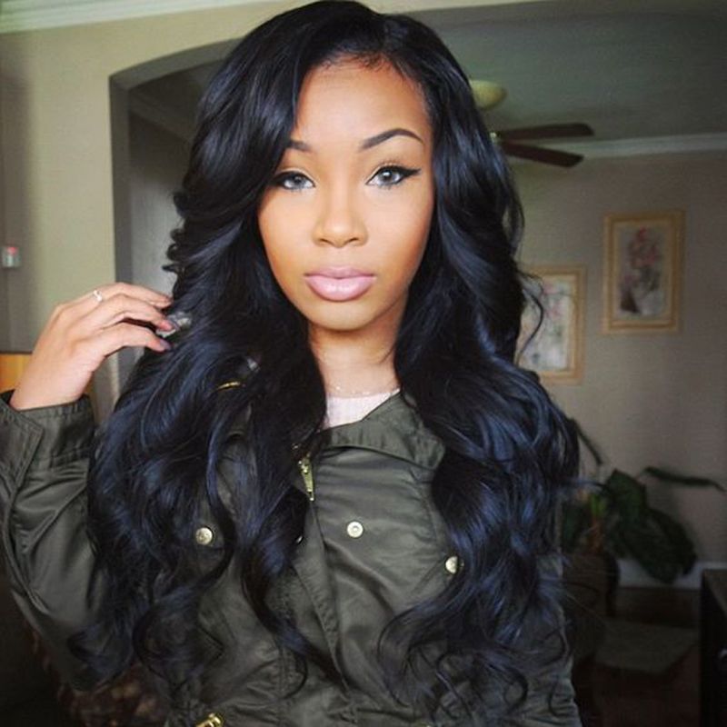 Top Quality Human Hair Body Wave Full Lace Human Hair Wig For