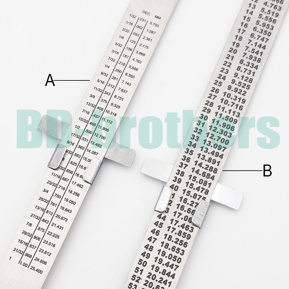 herramientas de medición clásicas 2 marcapáginas de metal multifuncional y regla de 15 cm color blanco y negro regla recta 