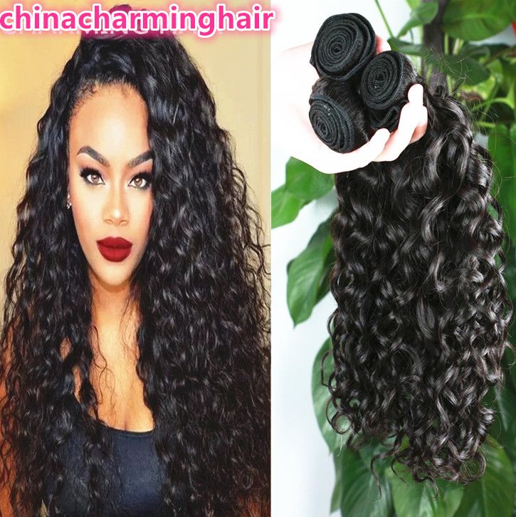 8a Grade Brazilian Water Wave Hair Weaves Wet And Wavy Hair