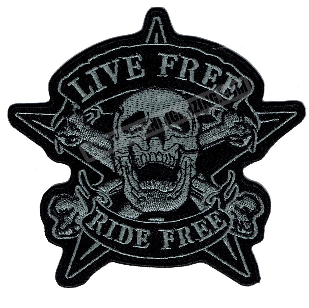 Original motorcycle biker embroidered vest patch iron on