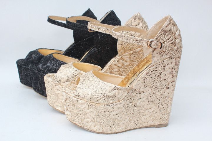 scarpe da cerimonia con zeppa