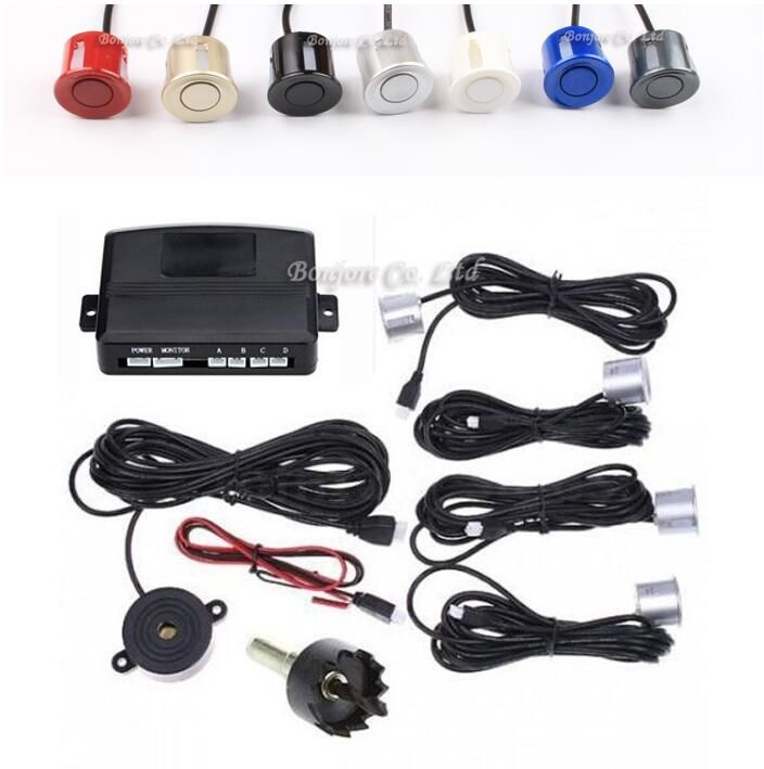 Sensor De Aparcamiento Conjunto de Radar de Marcha Atrás simple Zumbador Alarma Sistema V6B2