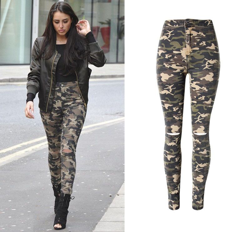 camo jeans women