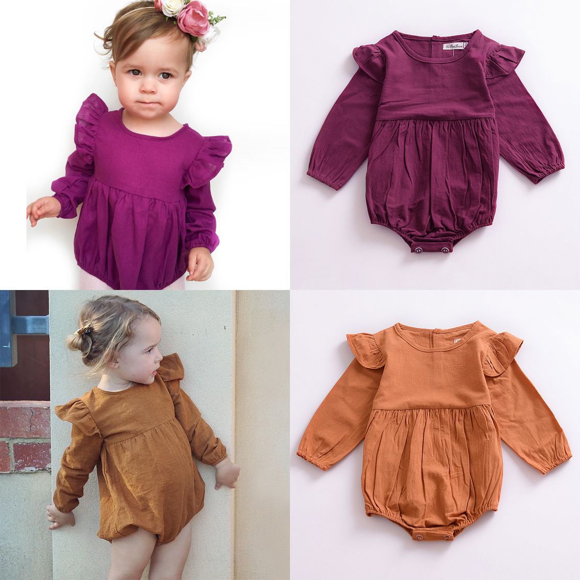 cute long sleeve romper