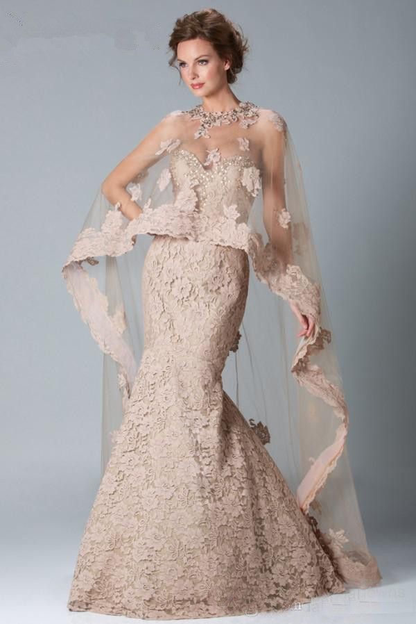 Acquista 2017 Elegante Abito Da Sera Con Mantella Sirena Due Pezzi Abiti Da  Festa Le Donne Dubai Caftano Vestito Da Promenade Abiti Da Cerimonia Di  Pizzo Wl103 A 146,63 € Dal Weepang | DHgate Italy