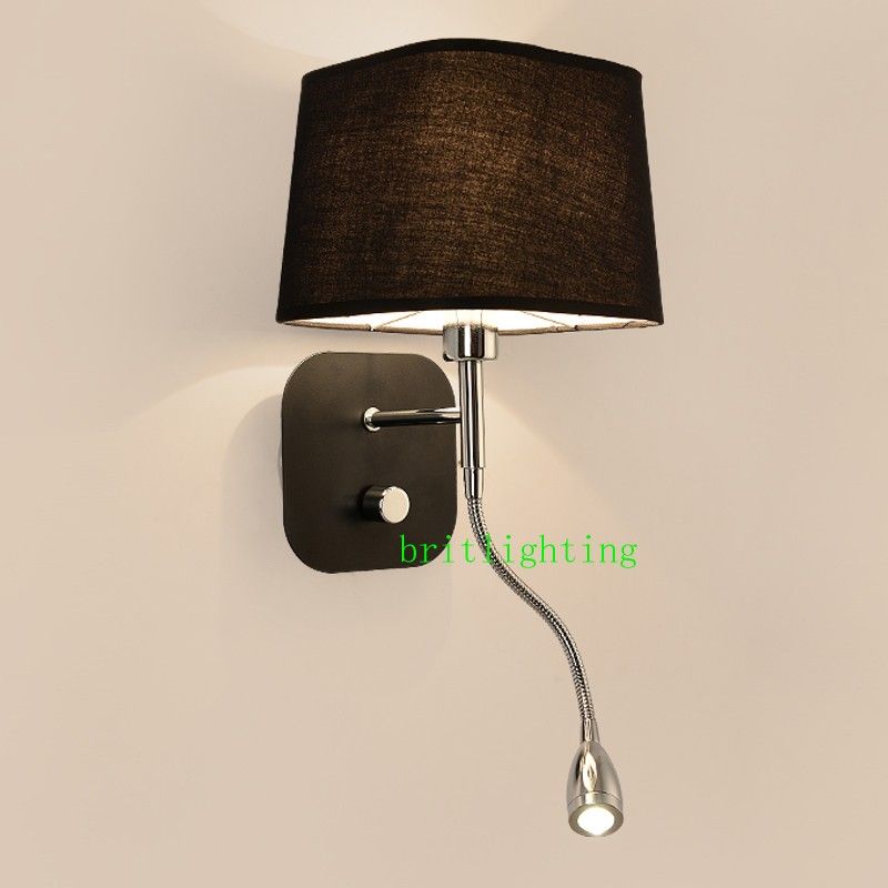 2019 Led Light Wall Dimmer Switch Lamp Knob Hotel Bedside Sconce Flexible Arm Reading Lighting From Britlighting 95 48