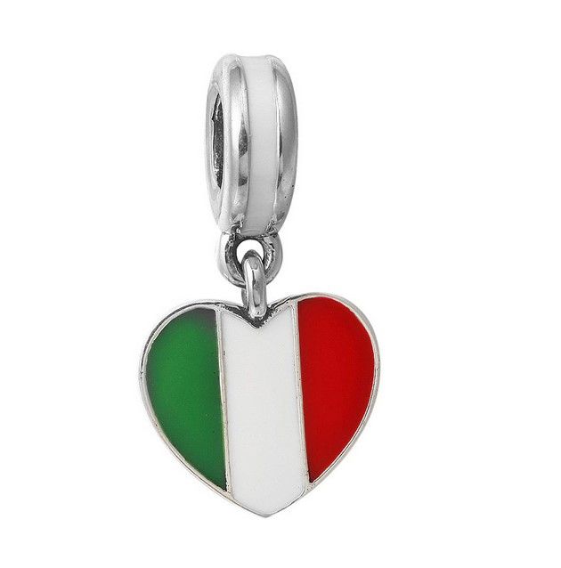 Großhandel Für Pandora Charme Armband Die Italienische Flagge ...