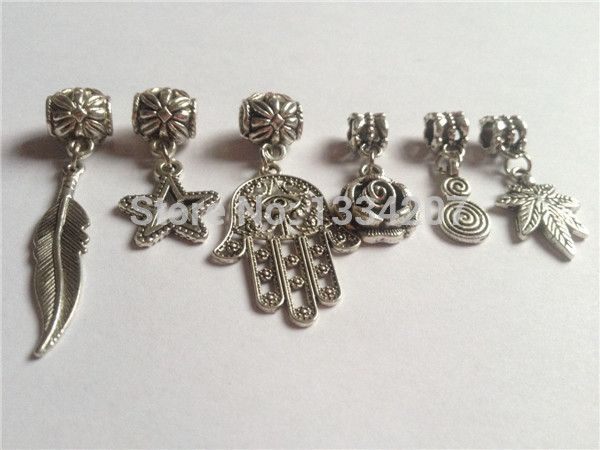 2019 Wholesale Individual Tibetan Silver Dangle Hair Braid Bread