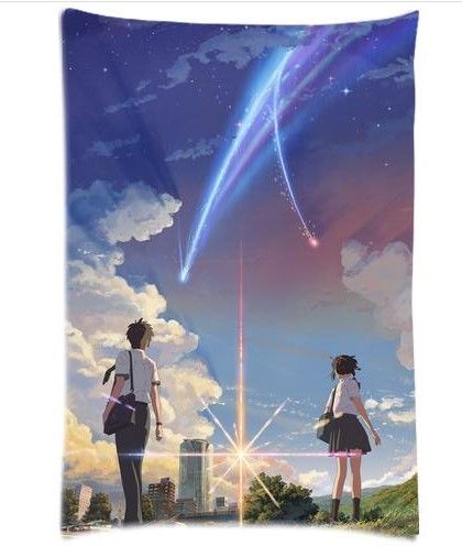 Decorative Kiminonawa Pillowcase Your Name Tachibana Taki Printed