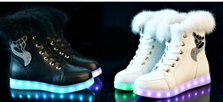 light up winter boots