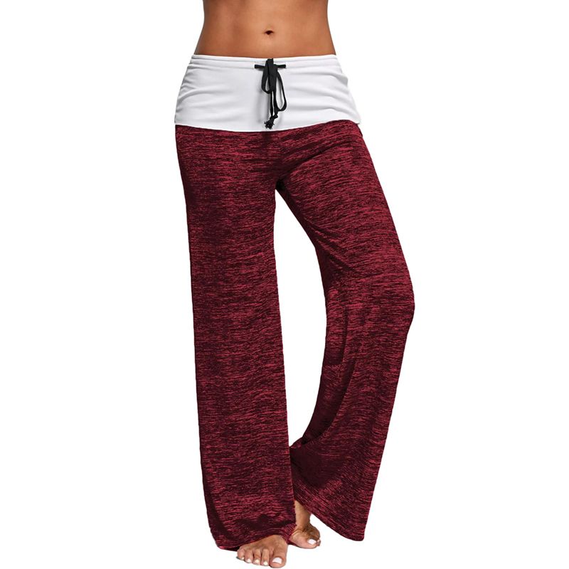 Compra 2017 Nuevas Mujeres Deportivas Con Cordón Palazzo Pantalones De  Pierna Ancha Correr Correr Pantalones 4 Tamaño Barato | Entrega Rápida Y  Calidad | Es.Dhgate