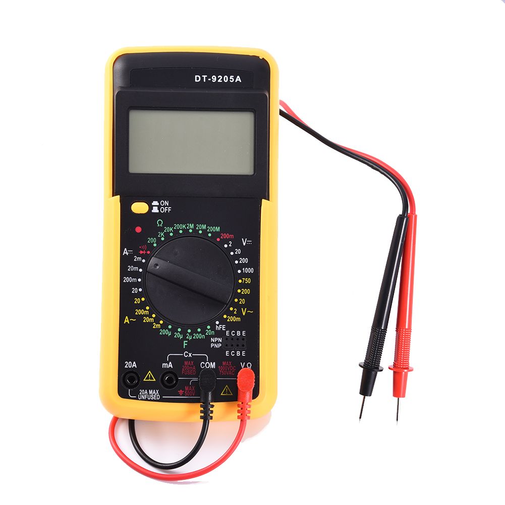 Digital LCD Volt Meter Amperemeter Widerstandsmessgerät AC Dc Tester 250V 0.2A