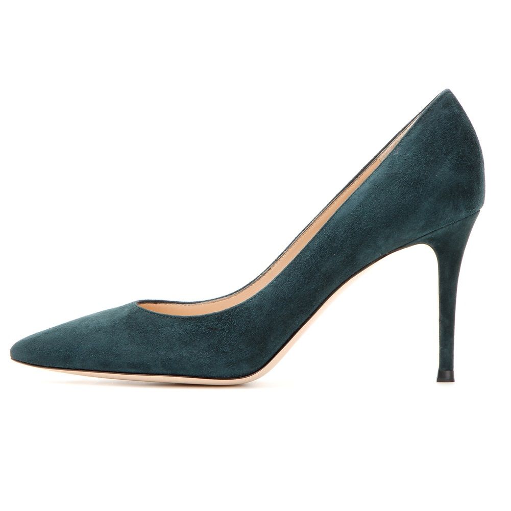 green heeled shoes uk