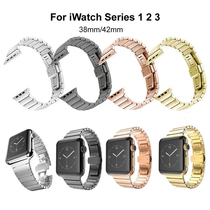 gold link apple watch band 38mm